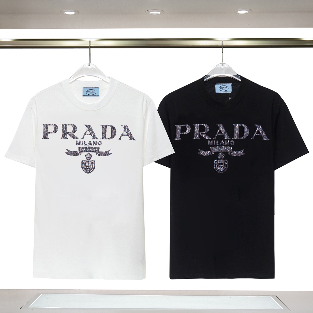 PRADA プラダ 定番MINANNOロゴTシャツ