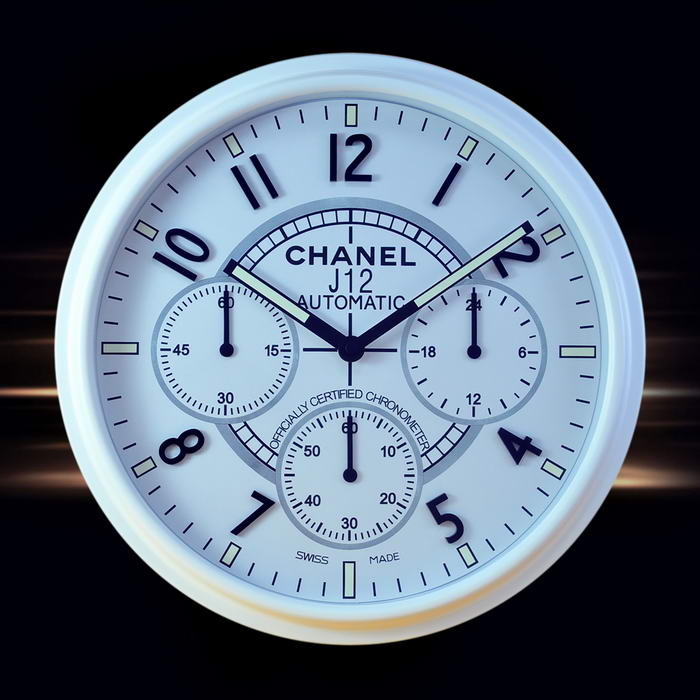 Chanelシャネル J12白い壁掛け時計-コピー